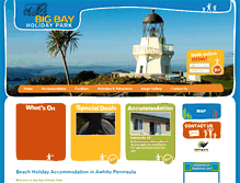 Tablet Screenshot of bigbayholidaypark.co.nz